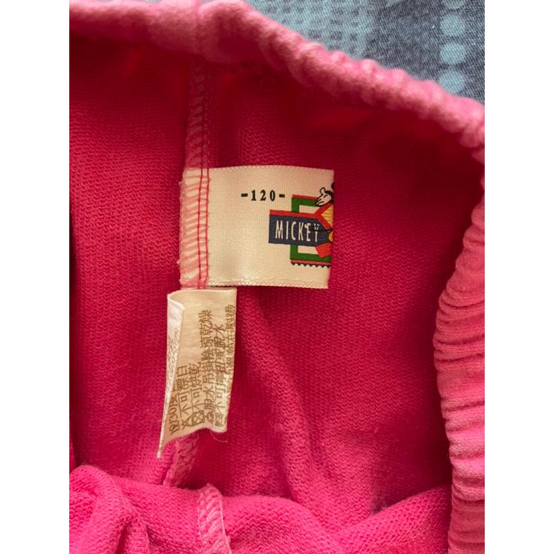 二手米妮粉色彈性鬆緊帶長褲 適合120公分 九成新-細節圖3