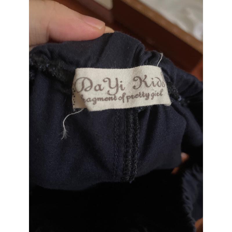 二手童裝 黑蛋糕褲裙-細節圖2