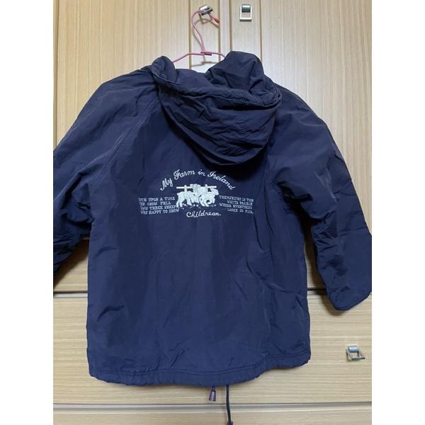 巧帛近全新二手童裝 秋冬防風保暖連帽外套-細節圖2