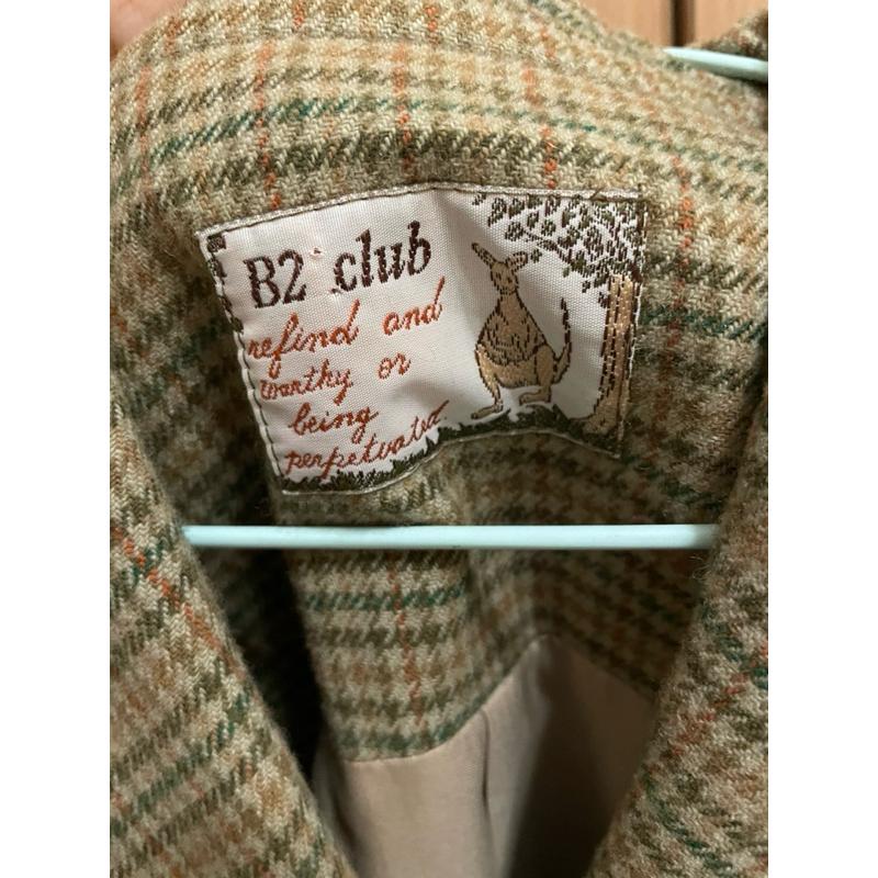 二手 B2 club格紋套裝-細節圖5