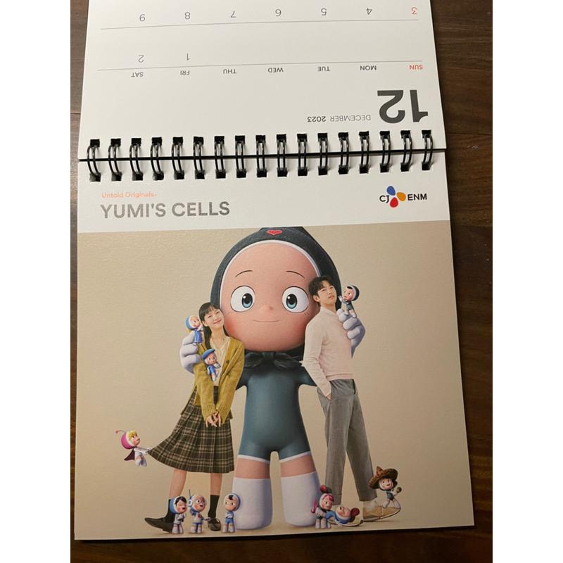 2023全新韓國CJ ENM月曆 李棟旭 換乘戀愛 王后傘下 柔美的細胞小將 海岸村恰恰恰-細節圖2