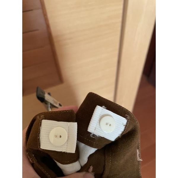 近全新二手童裝童褲 菲力貓深色棕色色寬鬆長褲 適合150公分孩童-細節圖2