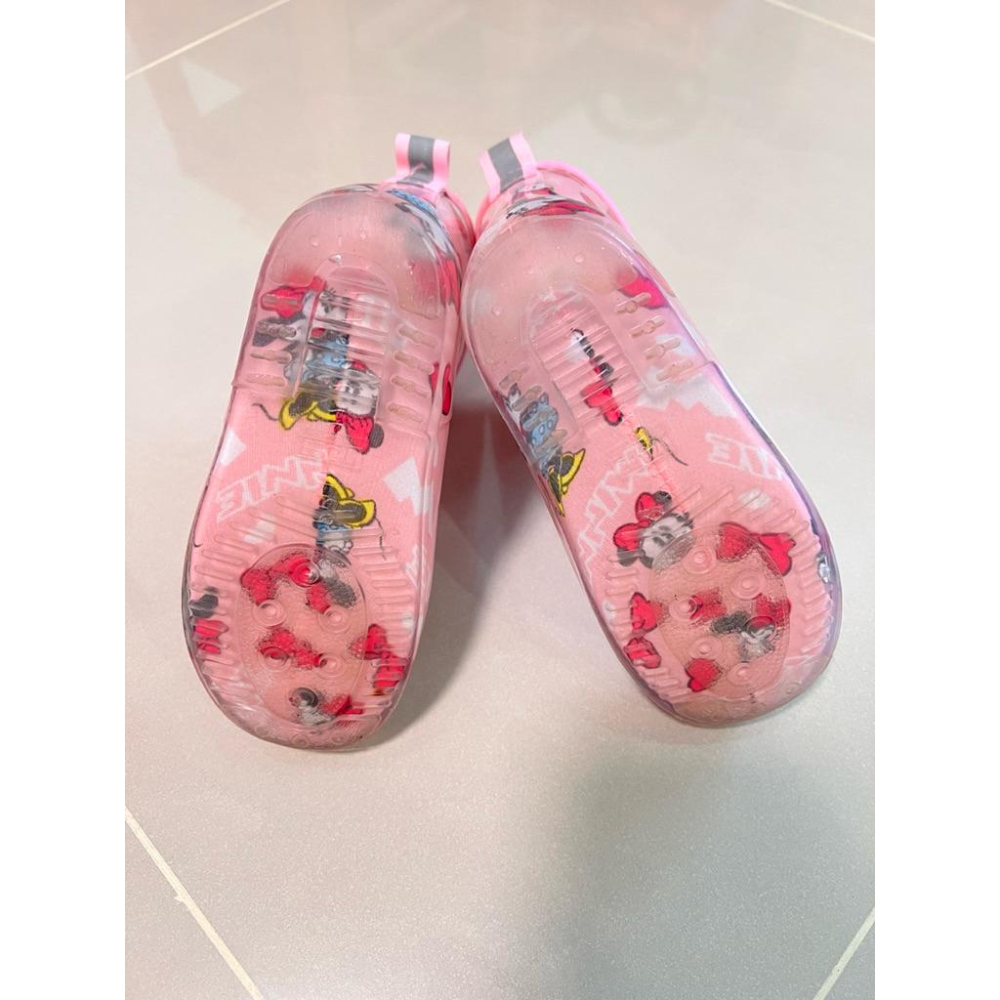 二手 雨鞋 17cm日本 阿卡將 akachan honpo 雨鞋 雨靴 迪士尼 粉色 米老鼠 米妮 女生 女孩 女童-細節圖8