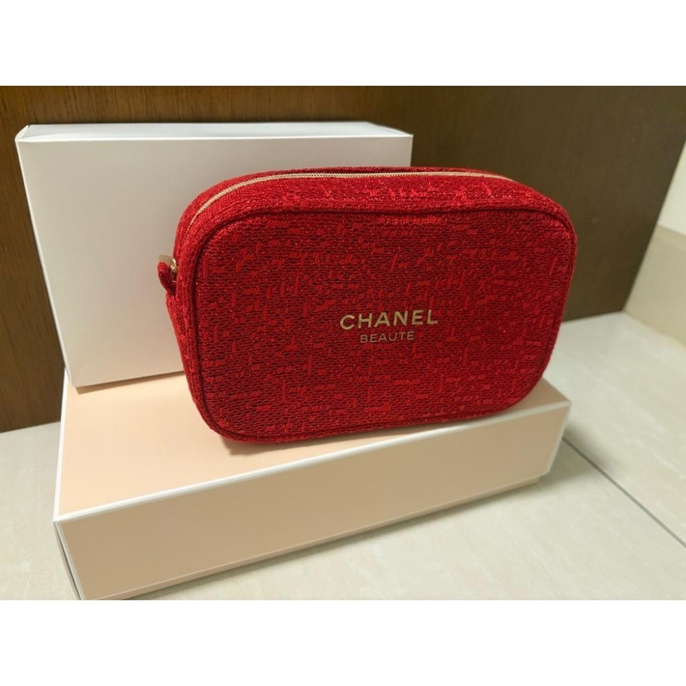 Chanel 香奈兒 限量限定2025炫彩收納袋組 典藏化妝包 聖誕禮物 交換禮物 生日禮物-細節圖7