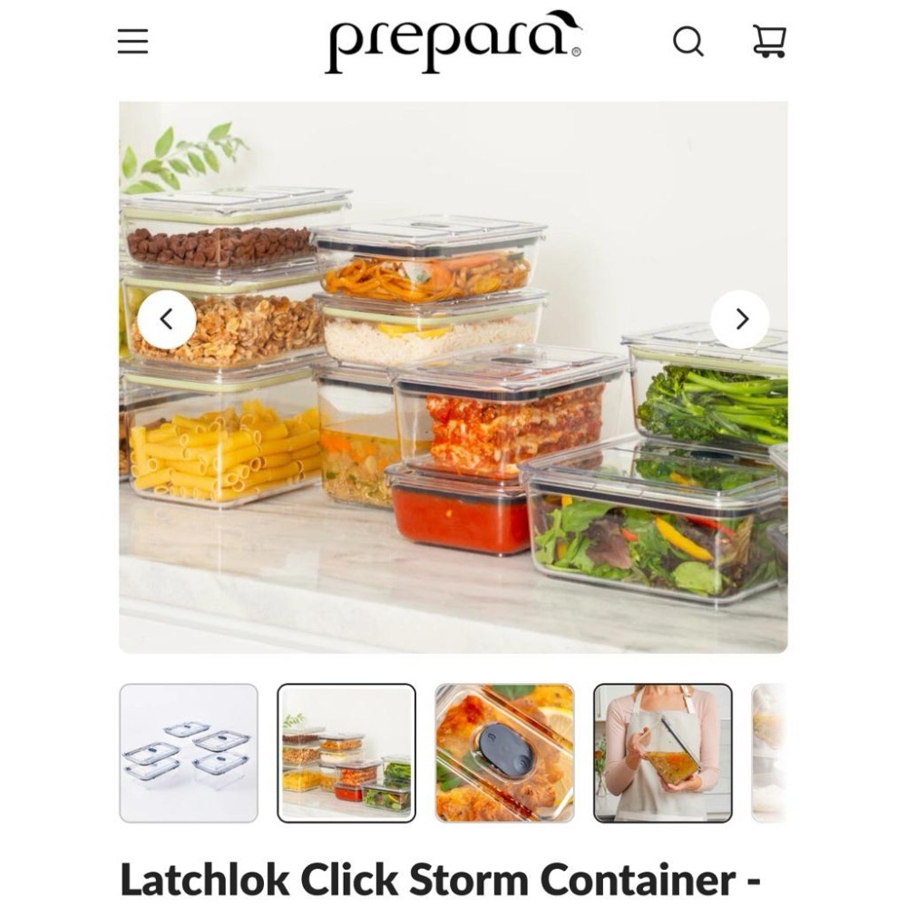 prepara Latchlok 美國 保鮮盒-細節圖2