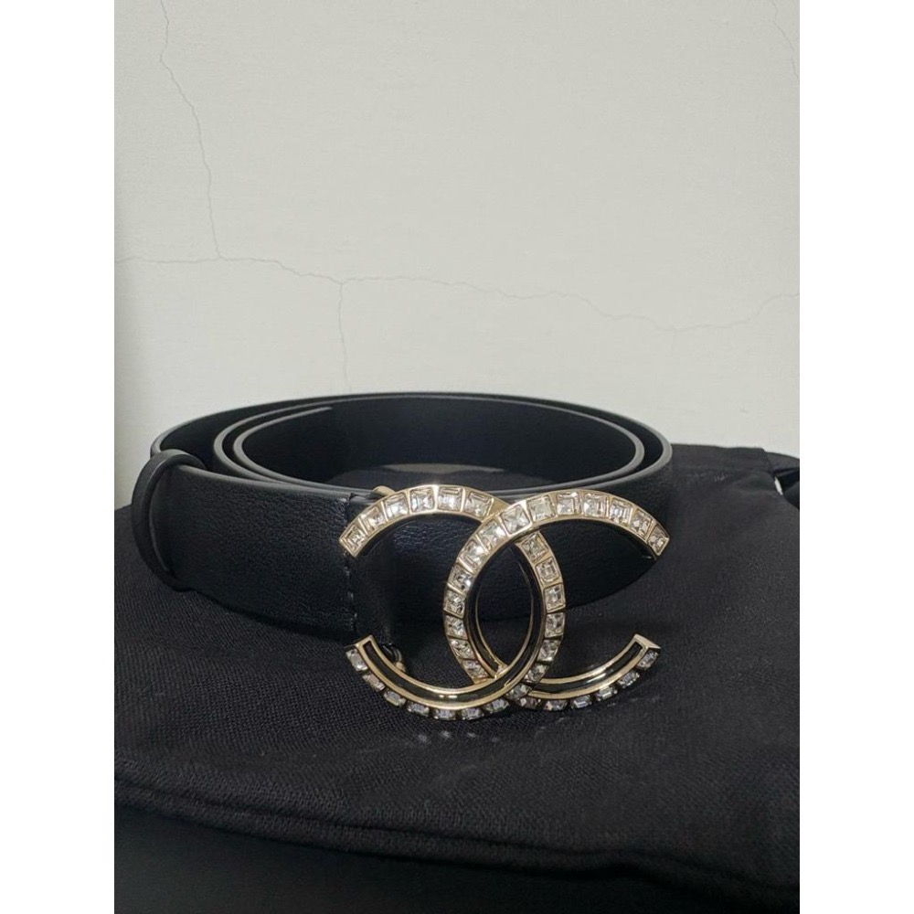 香奈兒 Chanel 皮帶 80公分 尺寸稀少 S-M可用-細節圖3