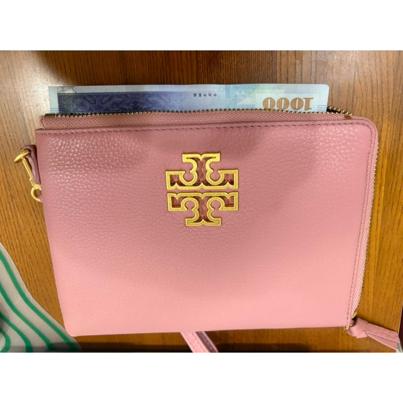 Tory Burch 復古金屬荔枝紋大手拿包-細節圖4