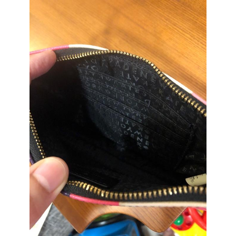 Kate spade 貝殼包 斜背包 側背包 拼色-細節圖9