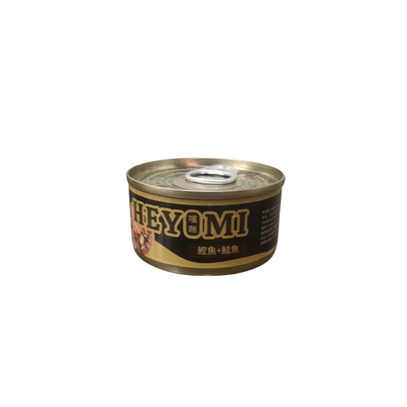 【HEYMI嘿咪貓罐-單罐80g】鰹魚＋鮮蝦/白身魚/嫩雞胸/柴魚片/吻仔魚/鮭魚-規格圖7