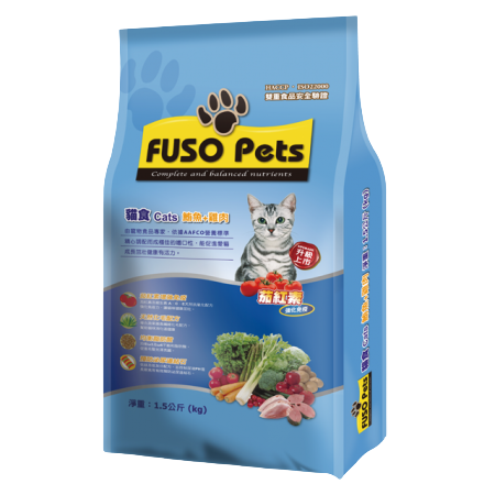 【福壽FUSO Pets貓食】- 鮪魚+蟹肉 /鮪魚+雞肉/ 鮭魚+牛肉 1.5kg-規格圖4