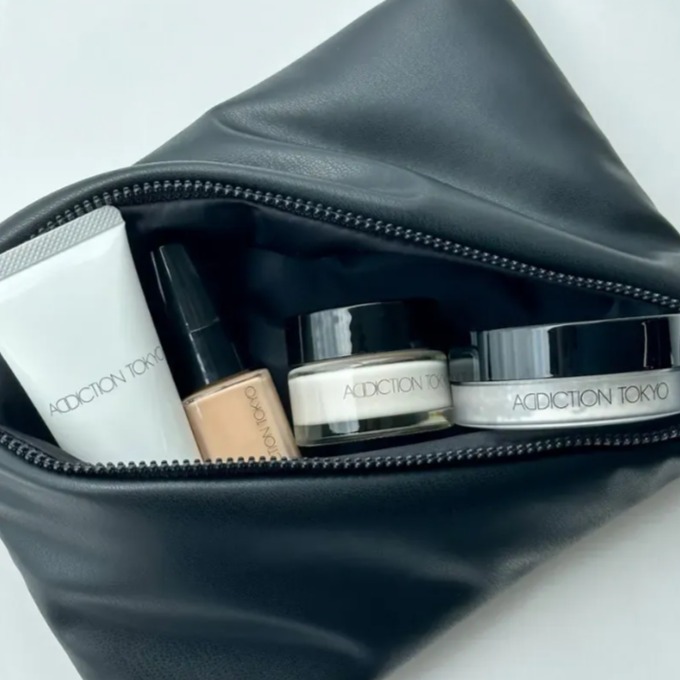 101 102 現貨 ADDICTION 完美底妝旅行組 癮透水凝粧前乳 完美癮耀顏粉底液 保濕定粧蜜粉 植萃卸粧乳-細節圖2