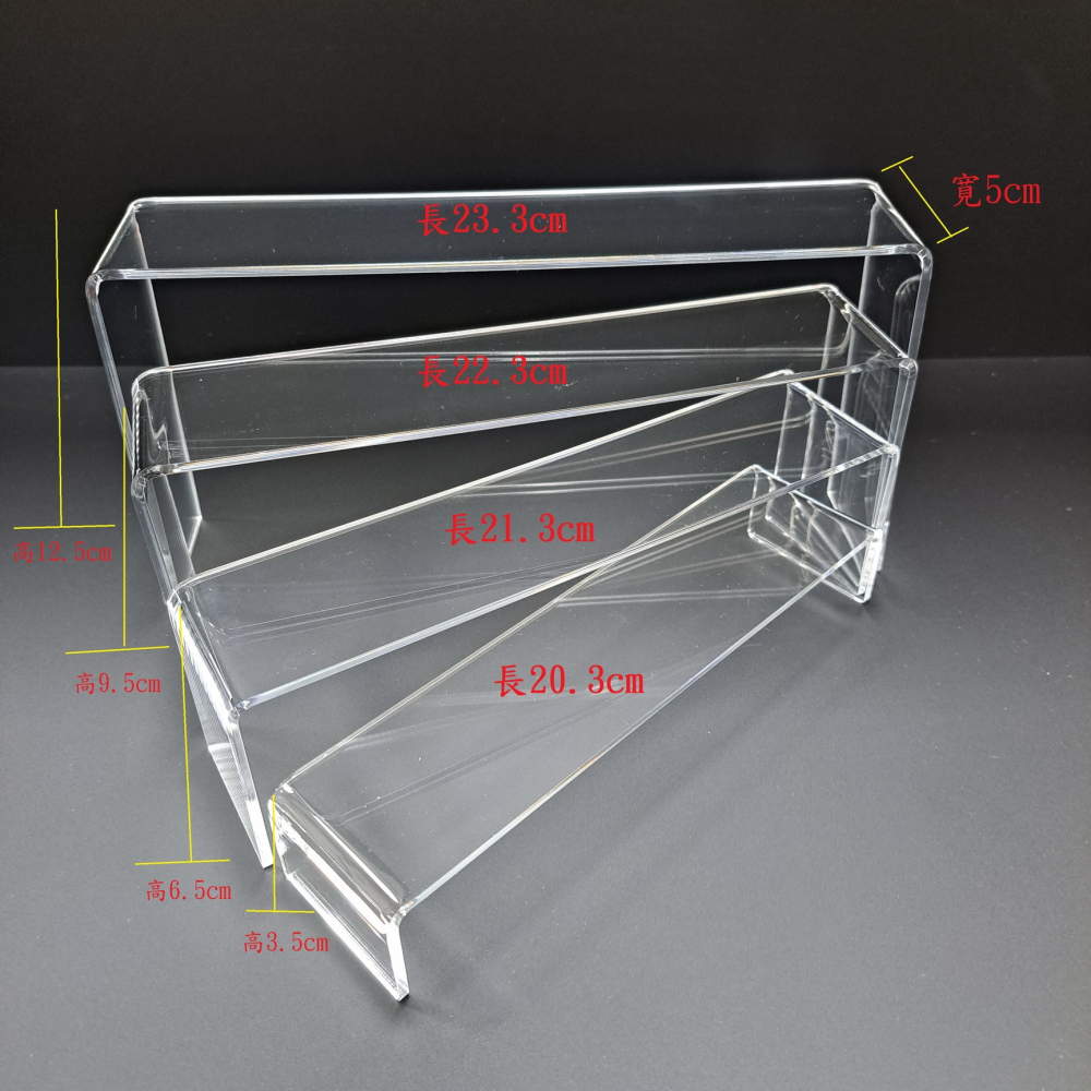 壓克力展示架 公仔展示架 階梯展示架 陳列架 積木展示架 公仔展示 香水收納架 桌上展示架 階梯架-細節圖2