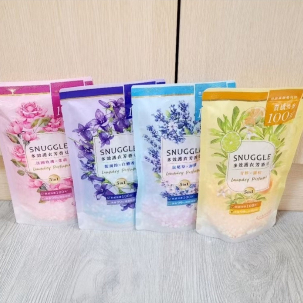 『拎拎好物分享』 SNUGGLE 熊寶貝花型多效護衣芳香豆/香香豆補充包 300ml-細節圖2