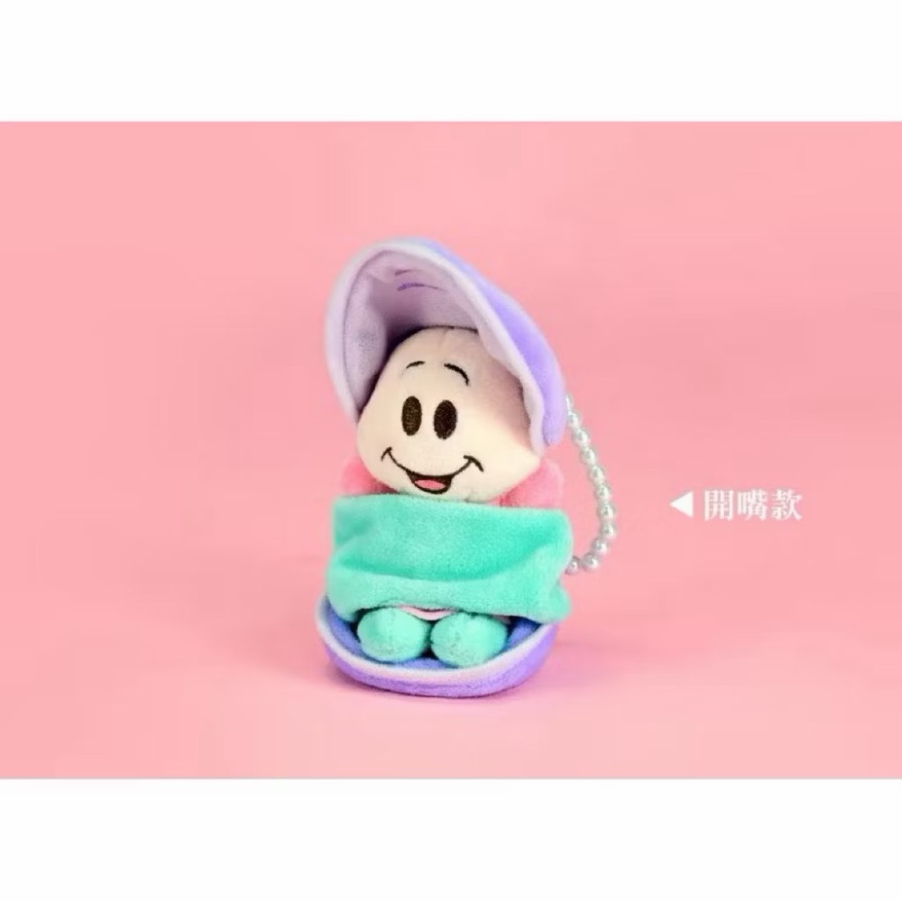 正版授權 Disney 迪士尼 珍珠鍊 牡蠣寶寶吊飾 6吋 牡蠣寶寶 愛麗絲夢遊仙境-規格圖1