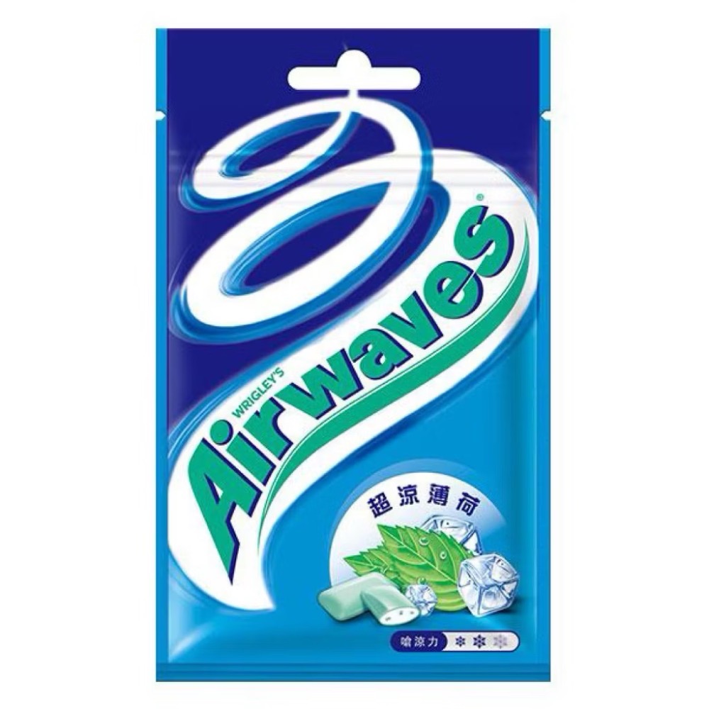 Airwaves 口香糖 極酷薄荷/超涼薄荷/紫冰野莓 (28g/包)-細節圖2