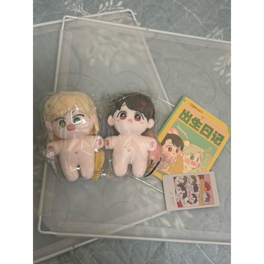 10cm棉花娃裸娃-米蕉豆奶/枣波波/全新附特典/博君一肖/肖戰/王一博-細節圖3