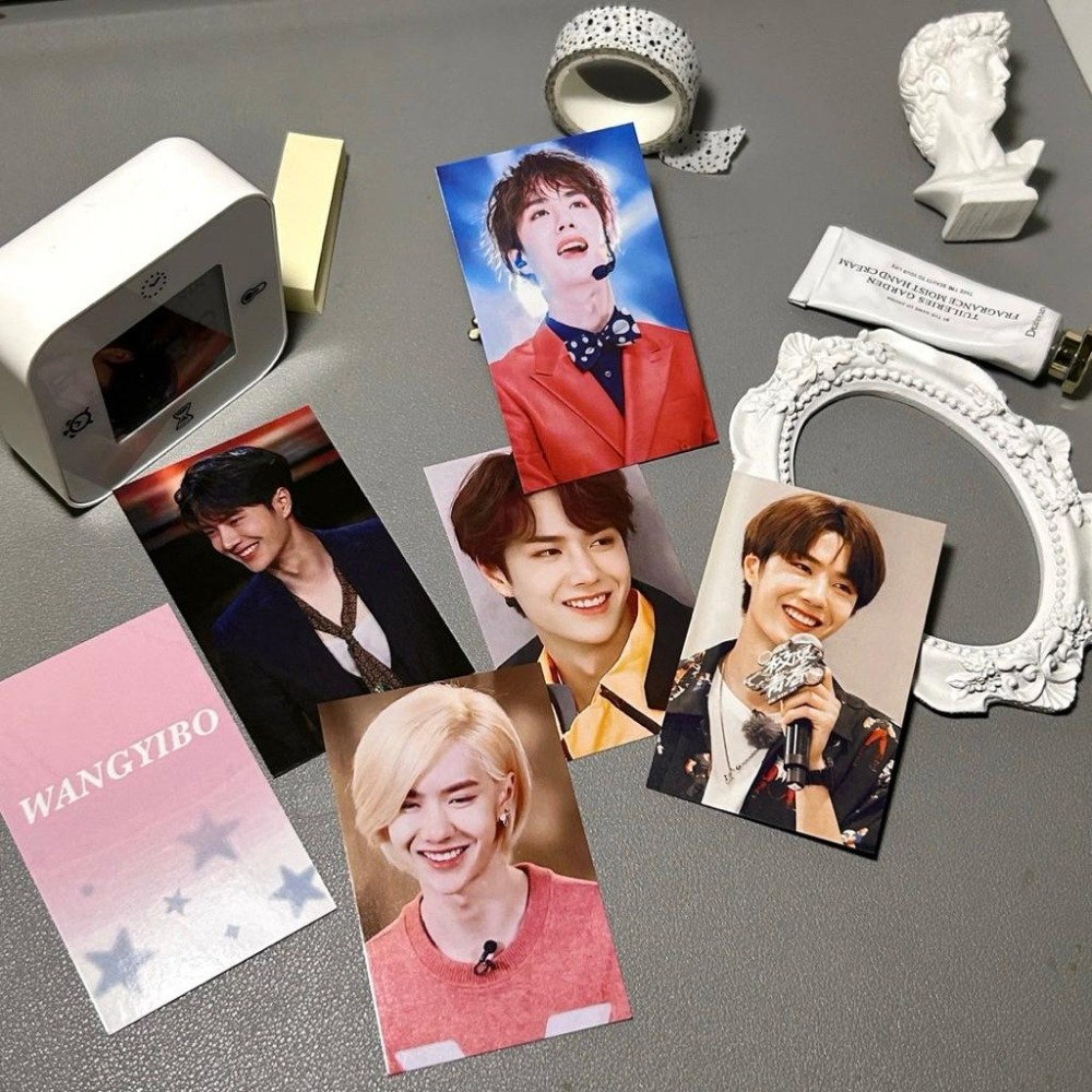 王一博粉製小卡-你的笑《治愈》/亮膜小卡*36張-細節圖2