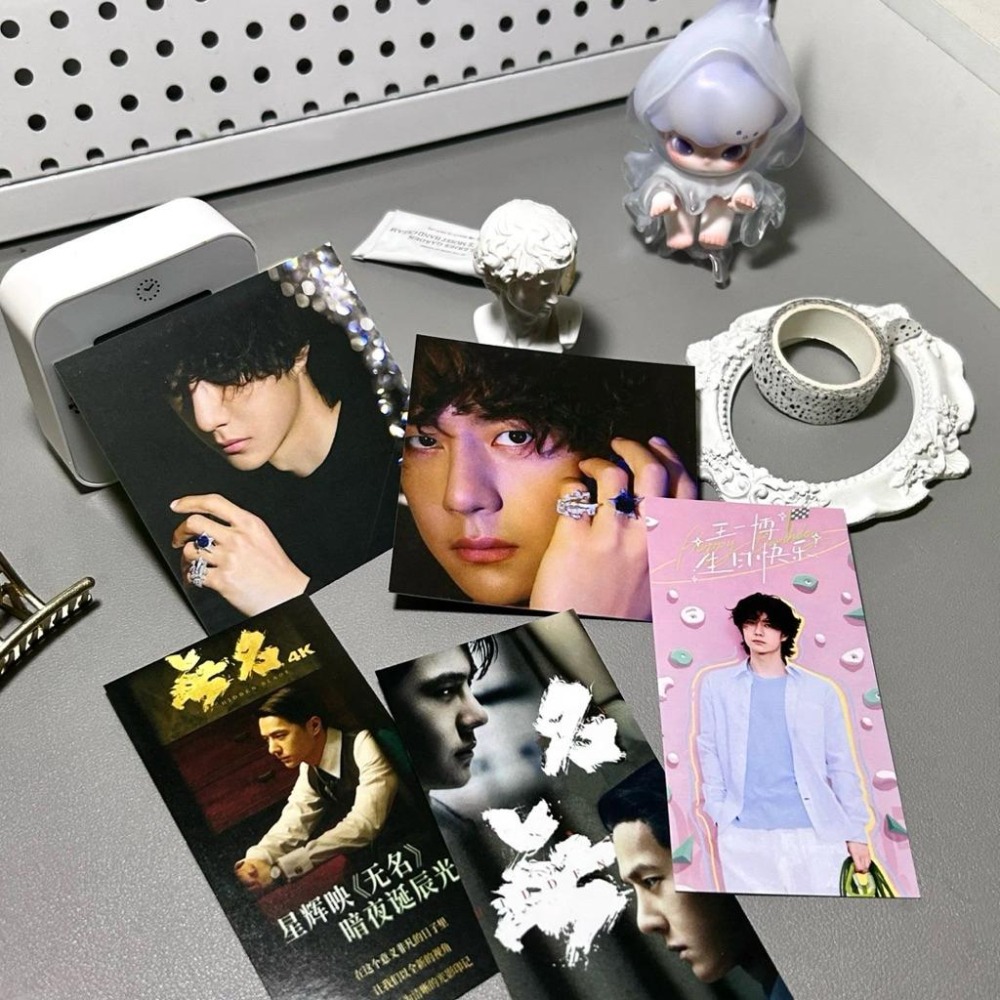 王一博粉製小卡-你的笑《治愈》/亮膜小卡*36張-細節圖3