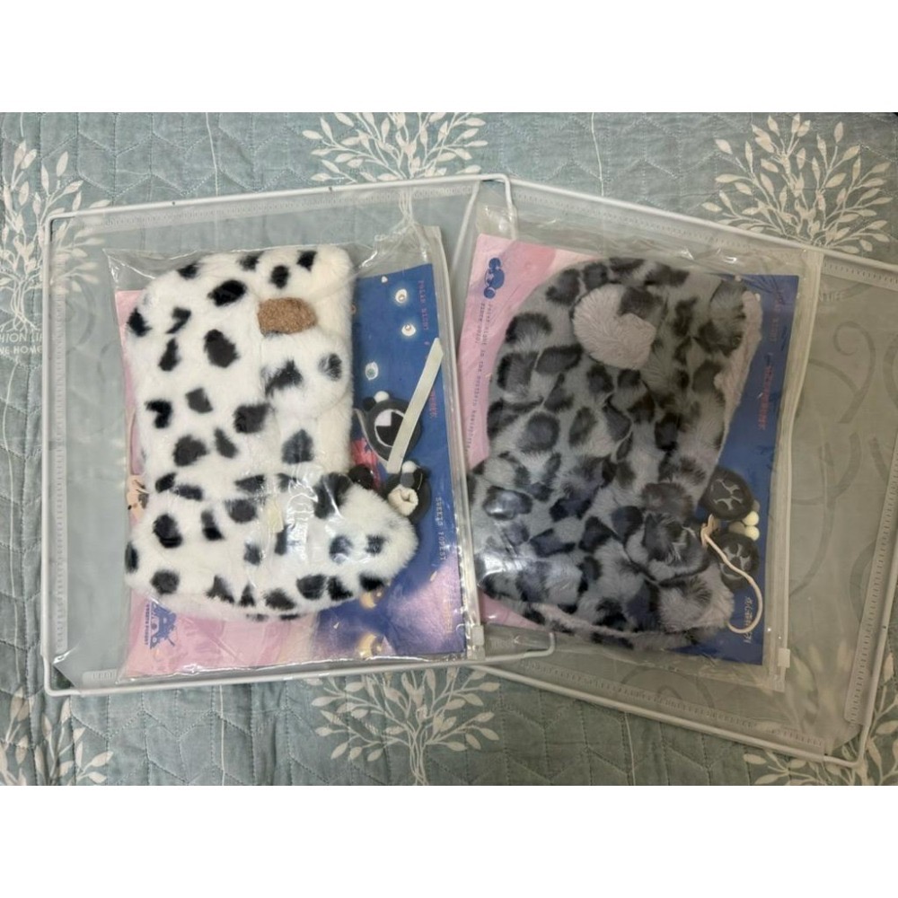 20cm棉花娃娃衣-點心森林動物披肩/雪豹/奶牛/全新/娃衣-細節圖3