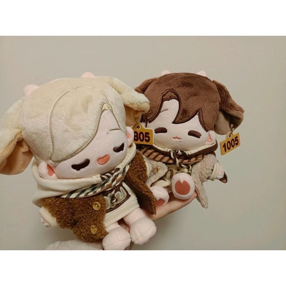 20cm棉花娃-贊比與啵妞/全新附娃衣/博君一肖/肖戰/王一博-細節圖2