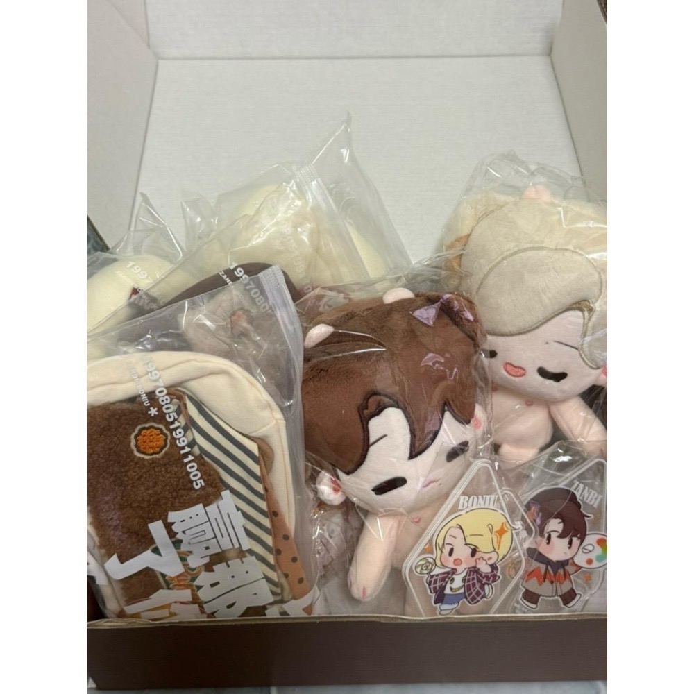 20cm棉花娃-贊比與啵妞/全新附娃衣/博君一肖/肖戰/王一博-細節圖5