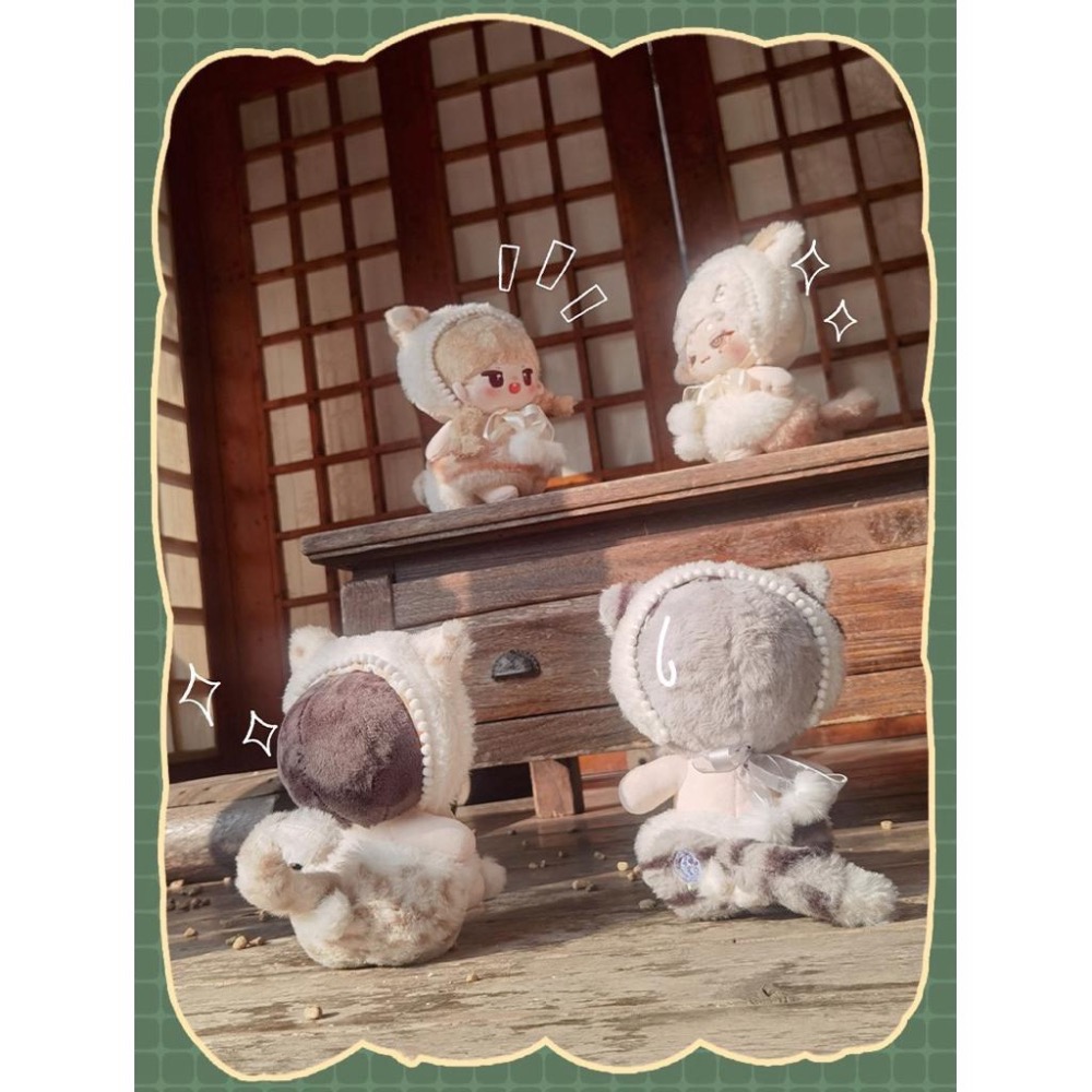 20cm棉花娃娃衣-橘貓/藪貓/全新/娃衣-細節圖3