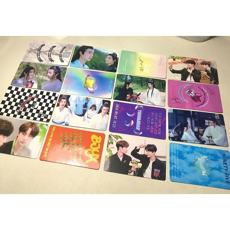 博君一肖粉製周邊小卡-常見面/50張主雙人小卡+2張方卡/肖戰/王一博-細節圖2