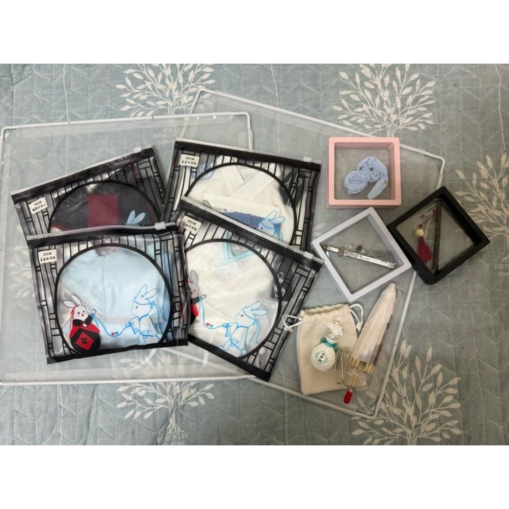 20cm棉花娃娃衣-陳情令/忘機羨羨聽學服/藍湛淋雨服/魏嬰百鳳山/全新/琑了衣櫥/肖戰/王一博/娃衣-細節圖2