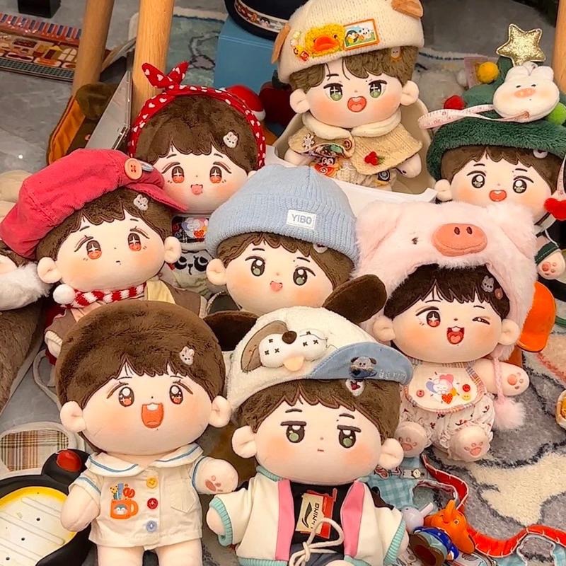 呆桃豬包20cm棉花娃-wink桃x樂樂包/肖戰/王一博/博君一肖/BJYX-細節圖2