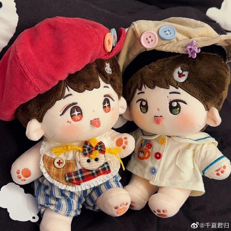 呆桃豬包20cm棉花娃-略略桃x略略包/肖戰/王一博/博君一肖/BJYX-細節圖3