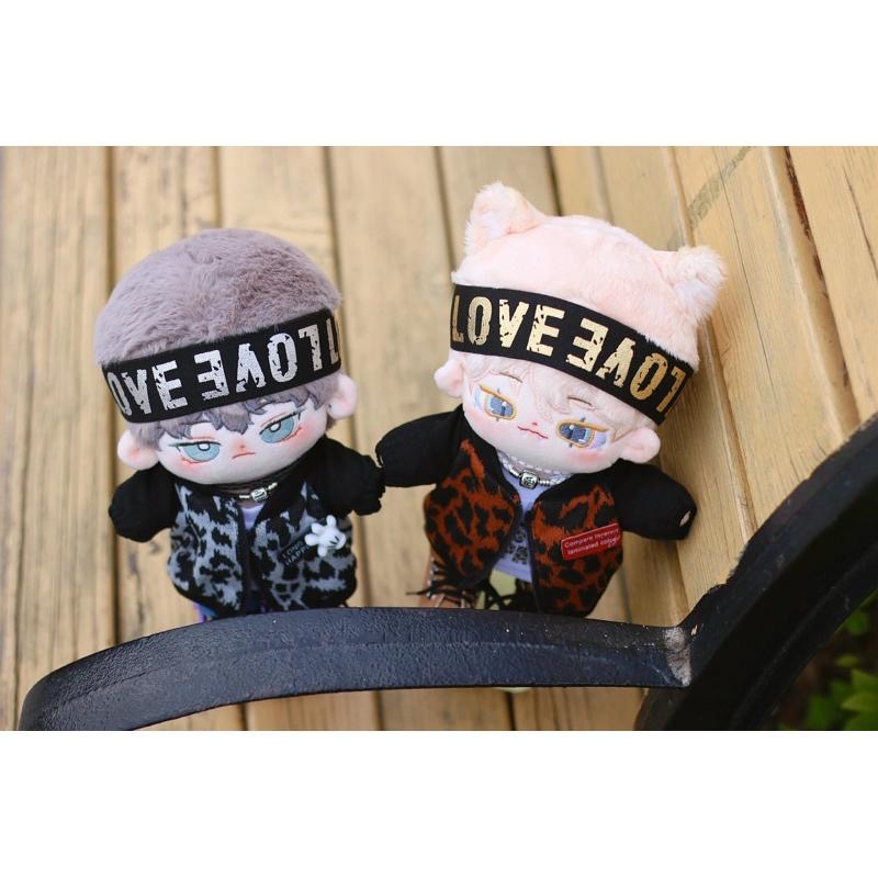 20cm棉花娃娃衣-黑棕奶酷小豹款/全新/娃衣-細節圖6