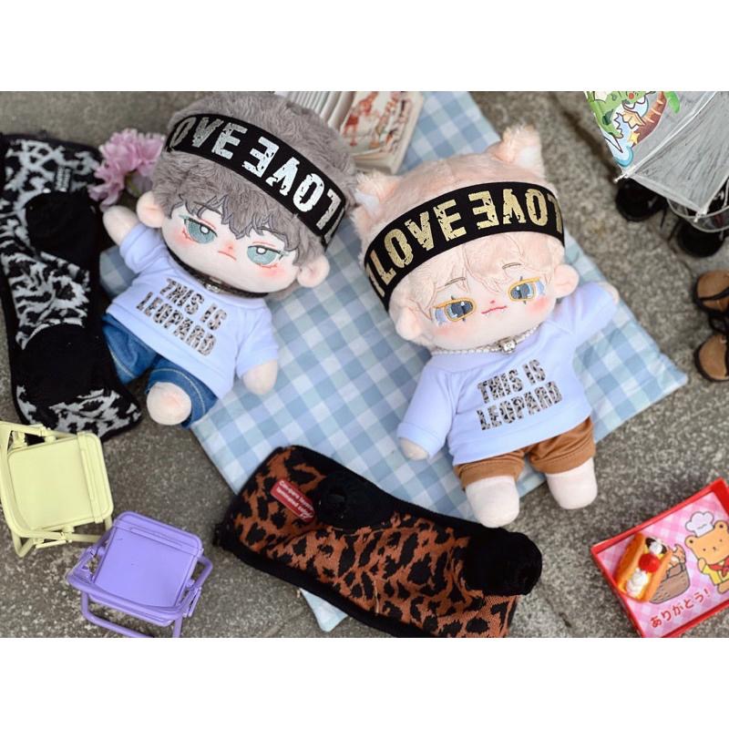 20cm棉花娃娃衣-黑棕奶酷小豹款/全新/娃衣-細節圖7