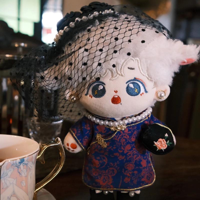 20cm棉花娃娃衣-往事/軍裝/旗袍/全新/娃衣-細節圖3