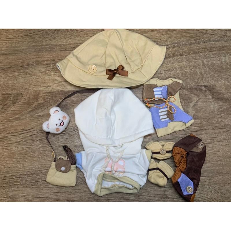 20cm棉花娃娃衣-萌熊漫遊記/全新/娃衣-細節圖5