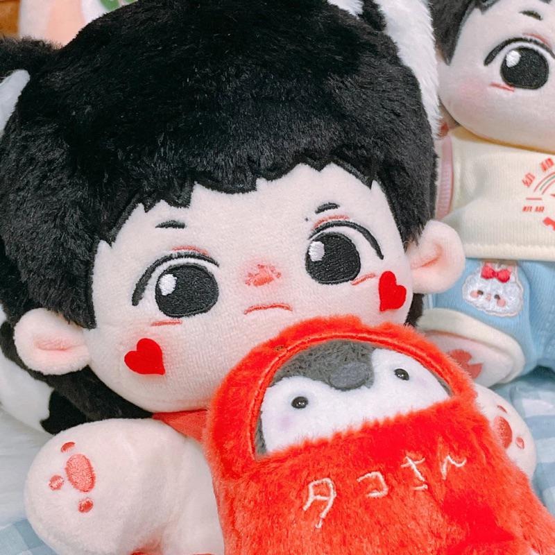 王一博屬性20cm棉花娃/兔毛胖達/全新裸娃/王一博-細節圖2