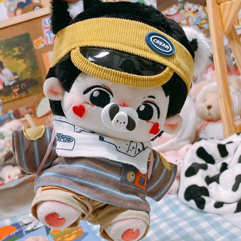 王一博屬性20cm棉花娃/兔毛胖達/全新裸娃/王一博-細節圖3