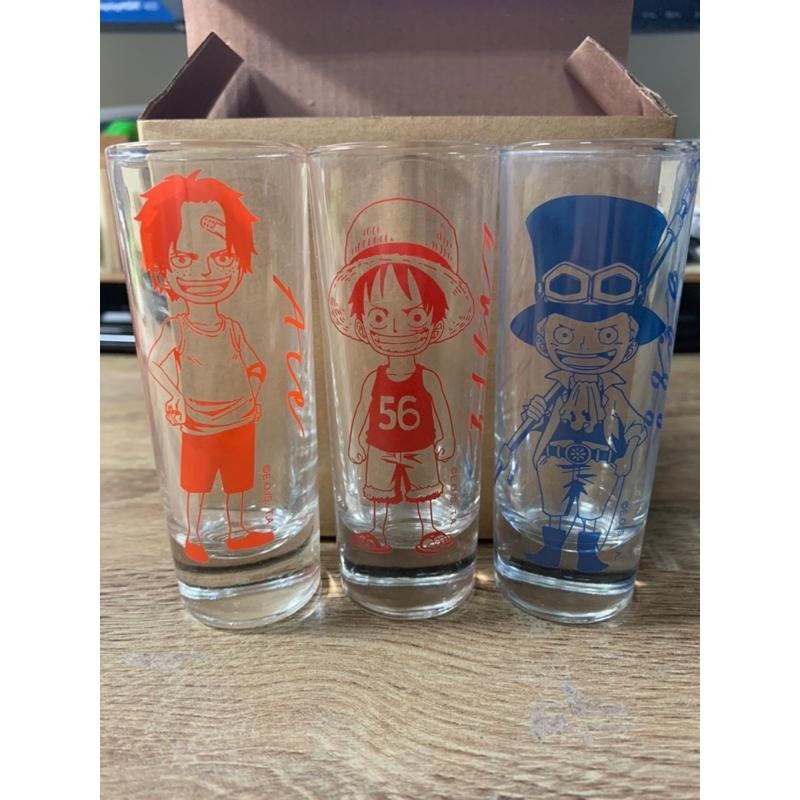 航海王官方周邊商品-玻璃小杯組/海賊王/魯夫-細節圖2