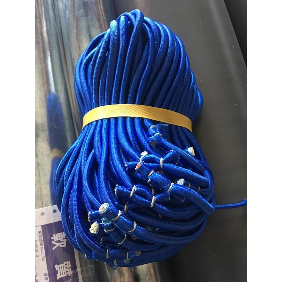 【快速出貨】彈力繩 貨車繩 台灣製 束帶 卡車帆布 捆貨帶 綁貨帶（顏色：藍色）-細節圖6