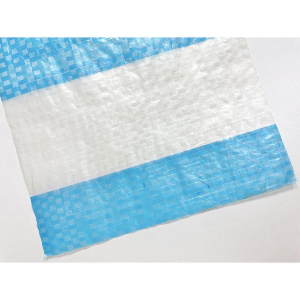 【薄款】藍白帆布10*10尺（四周包邊打洞）-細節圖3