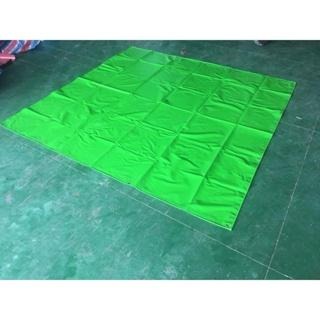 園區/無塵室專用（大尺寸） 帆布地墊 柑綠地墊 野餐墊  防水布 0.37mmPVC柑綠夾網帆布 100%防水-細節圖7