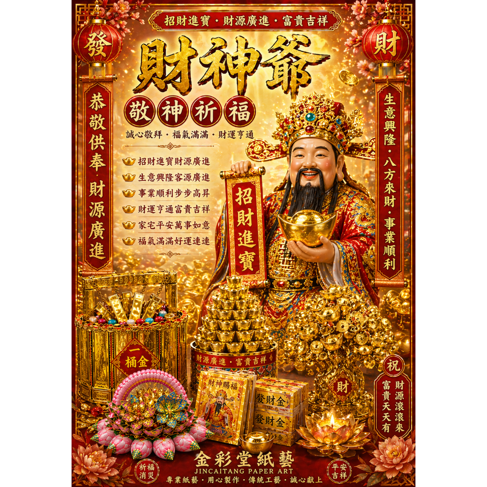敬神紙藝 手工紙藝小壽桃-細節圖6