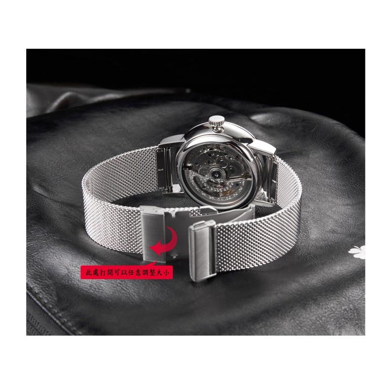 米蘭編織雙按折疊扣手錶帶 替換錶鏈  雙按折疊扣 安全時尚 方便實用-細節圖6