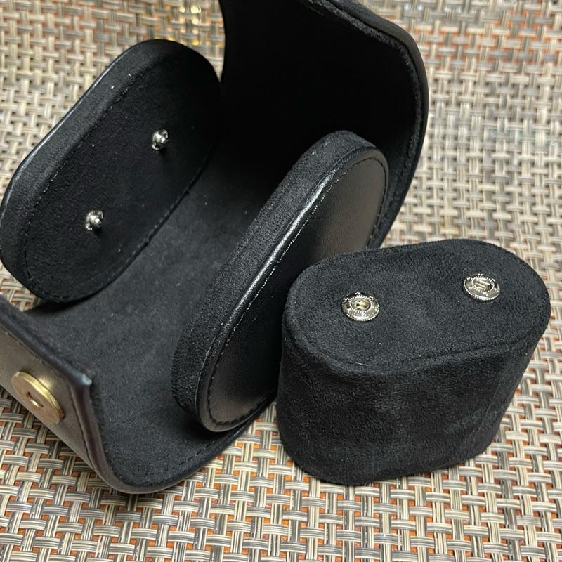 雙開黑色旅行真皮單只錶盒 頭層皮真皮手錶收納盒 單表位真皮旅行手錶盒 真皮表盒 黑色單只裝頭層皮錶盒全開12-細節圖8