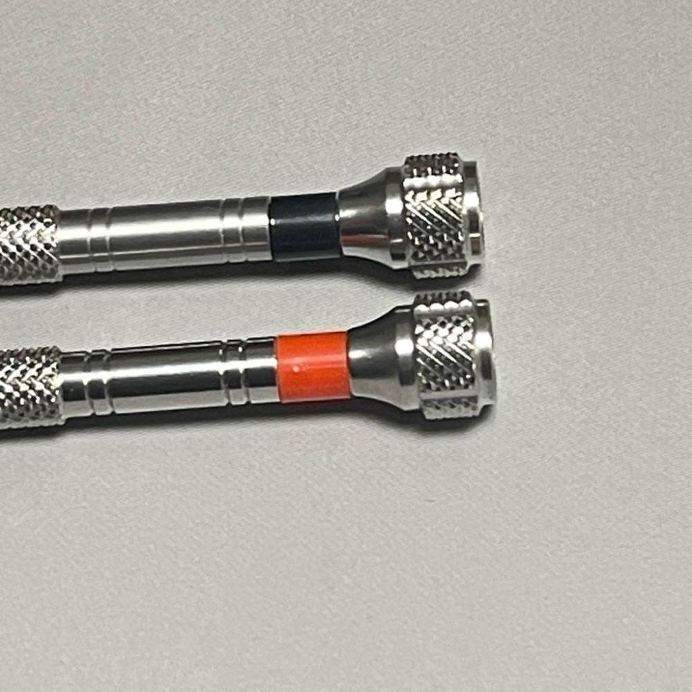 鐘錶螺絲刀 螺絲起子 一字鐘錶工具 全不銹鋼材質 手錶維修 刀肉固定孔可適用 T型刀肉 1.0mm 1.2mm-細節圖5