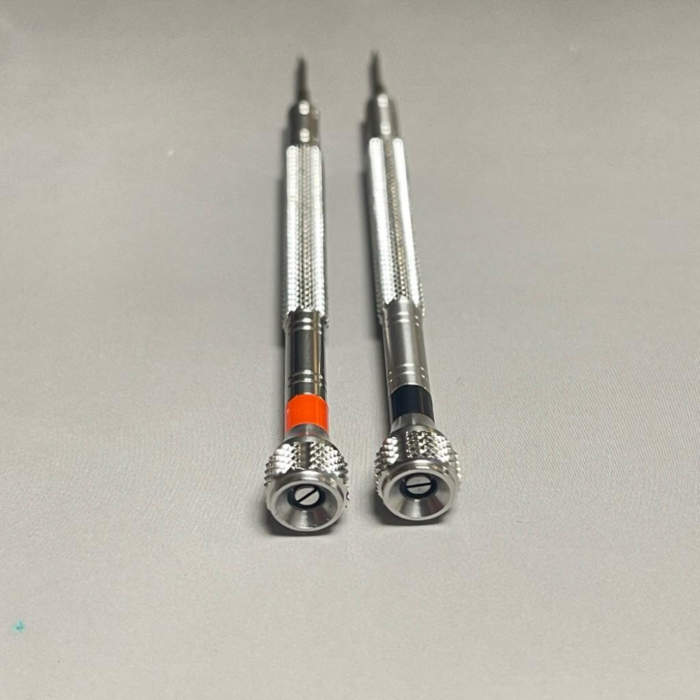 鐘錶螺絲刀 螺絲起子 一字鐘錶工具 全不銹鋼材質 手錶維修 刀肉固定孔可適用 T型刀肉 1.0mm 1.2mm-細節圖8