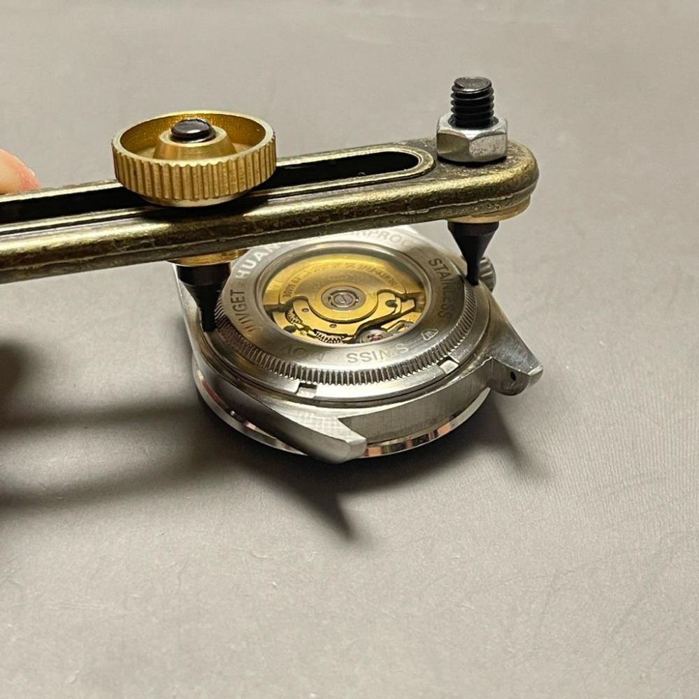 手錶維修工具  開錶器 5公分大尺寸開蓋器  開底蓋 兩點式開錶器  更換電池-細節圖9