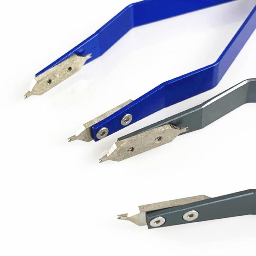 Y型鋁合金拆帶鉗 錶耳夾 生耳夾 錶耳鉗 生耳鉗 拆帶器 拆彈簧捧鉗 勞力士錶款可用 灰黑色 鋼藍色-細節圖3