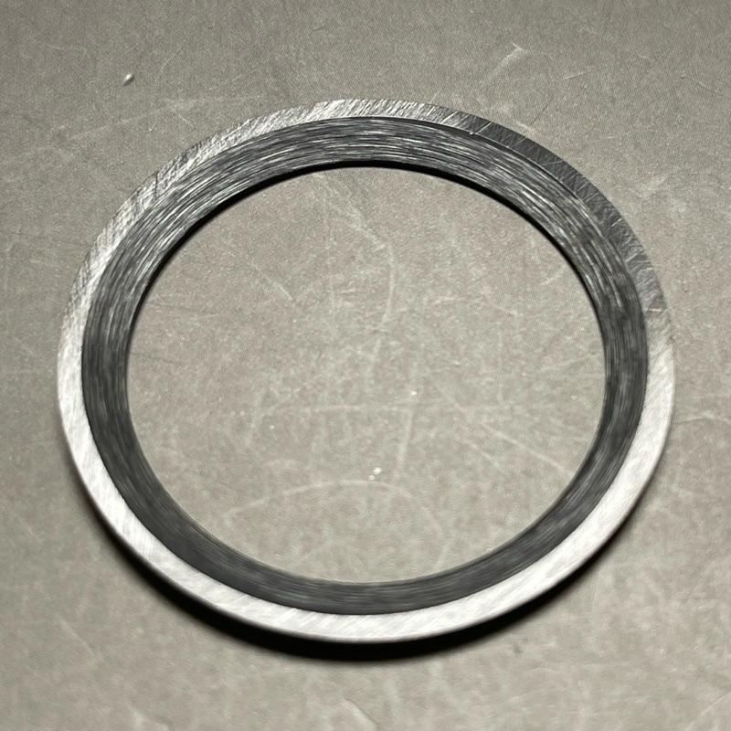 水鬼王 鬼王 替用半金陶瓷圈 陶瓷計時圈 金數字陶瓷外圈  黑色金字外圈 外徑40MM  3900米-細節圖2