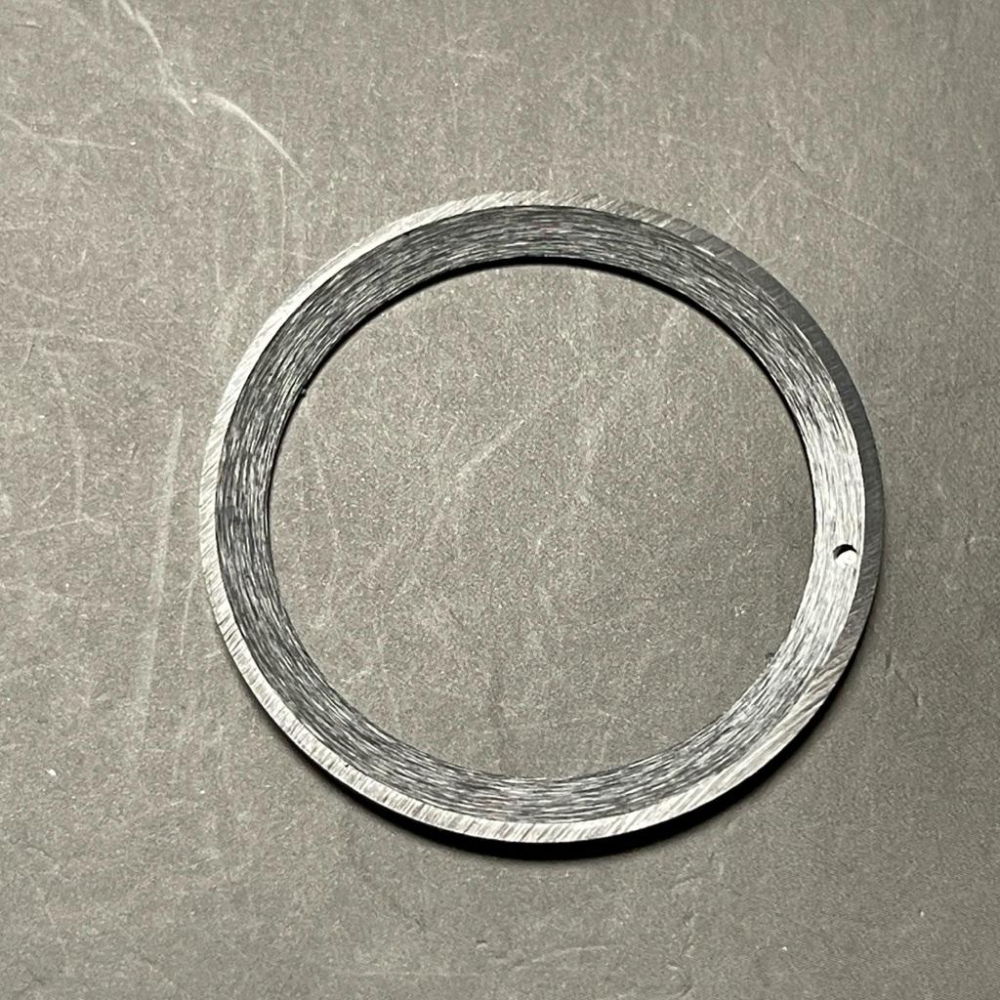 黑水鬼綠水鬼 替用黑陶瓷斜面錶圈  外徑40MM、38MM二尺寸 陶瓷計時圈 陶瓷外圈 黑色外圈 夜光數字型 黑色夜光版-細節圖7