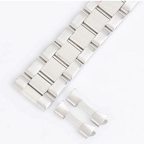 水鬼手錶帶  實心鋼帶  黑綠水鬼適用  男不鏽鋼錶鍊配件 三板鋼錶帶 不褪色 附弧型錶頭 20MM-細節圖6